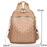 Anti-theft Oxford Cloth Backpack Large Capacity School Book Bag