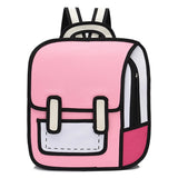 Cartoon Women Backpack Girls School Bag Travel Rucksack