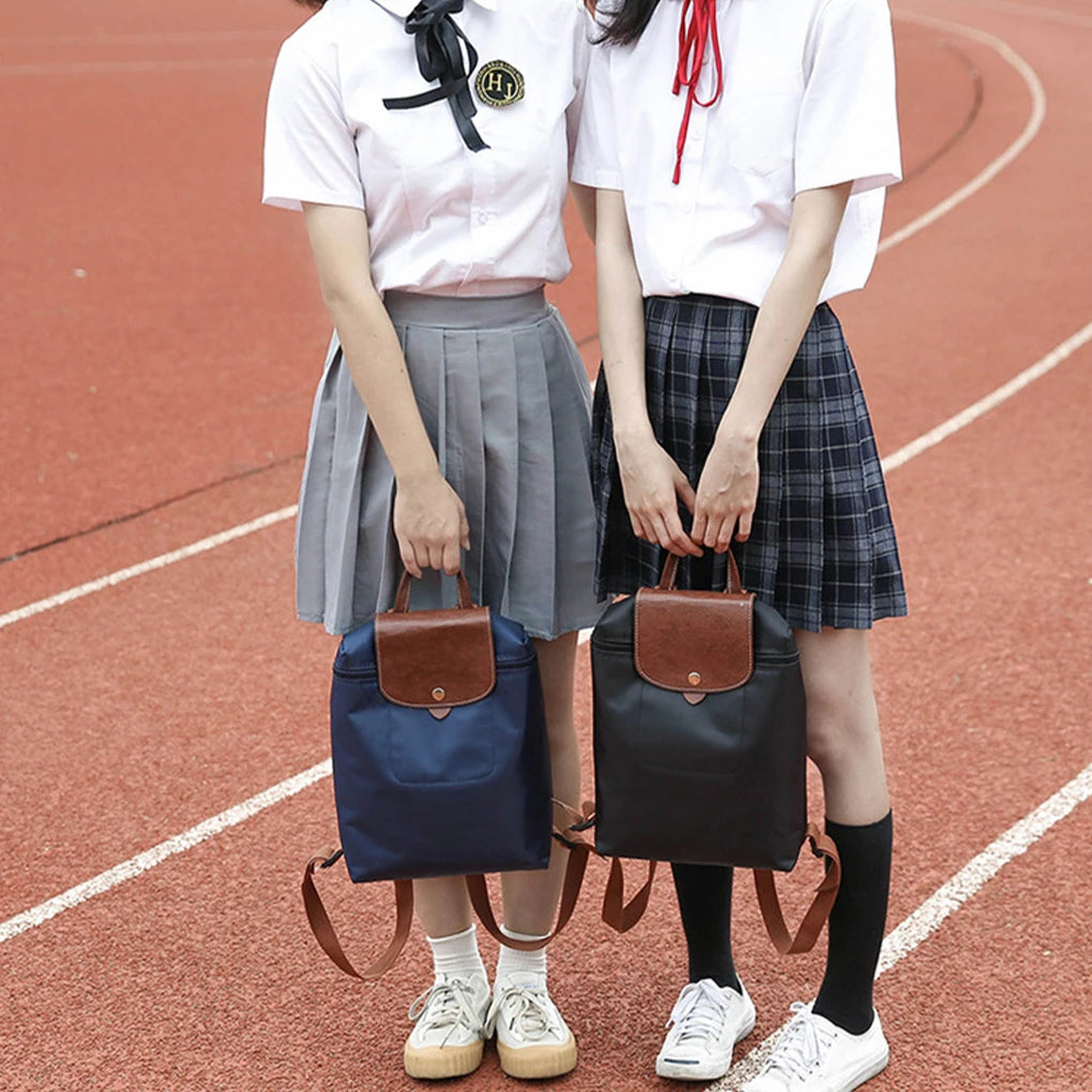 Women Backpack Large Capacity Nylon Rucksack Camping Hiking Shopping