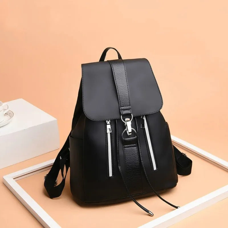 Preppy Style Women Backpack for Teenage Girls Waterproof Rucksack