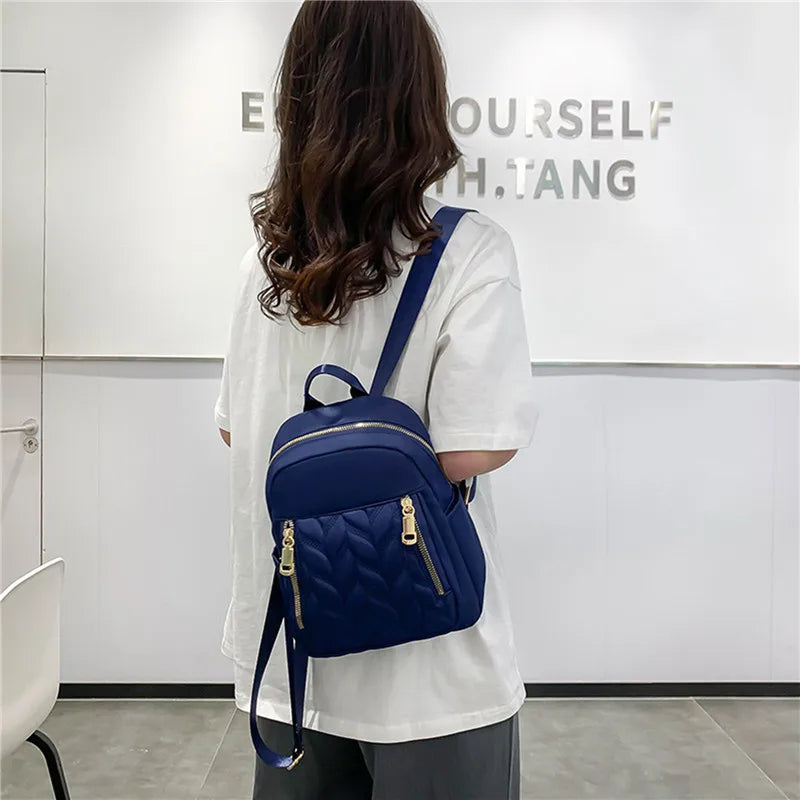 Women Backpack Casual Travel Nylon Bag Waterproof Lightweight