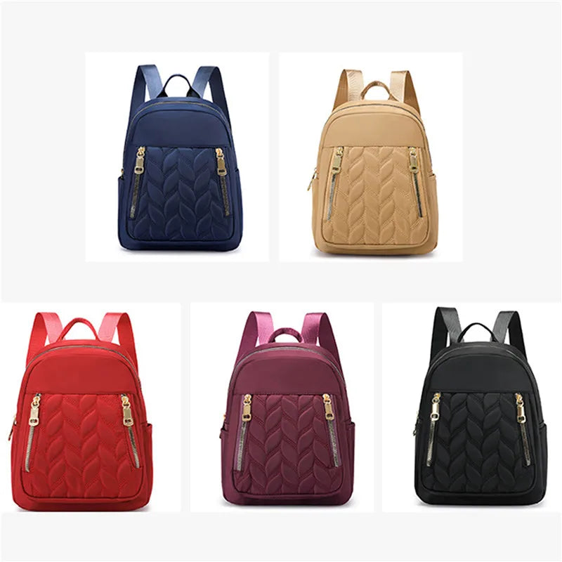Women Backpack Casual Travel Nylon Bag Waterproof Lightweight