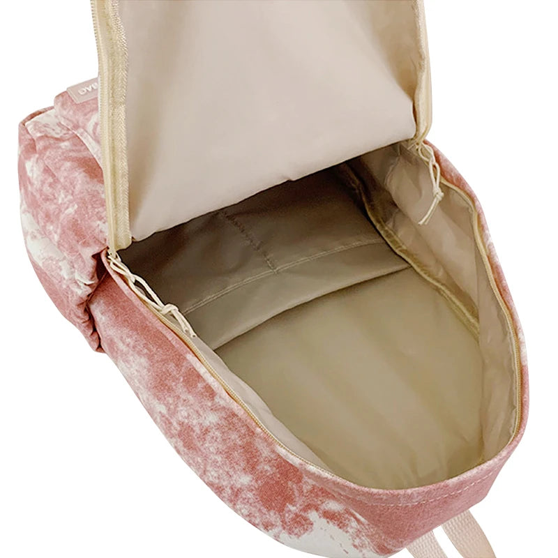 Tie Dye Print Backpack Large Rucksack Handbags School Bags