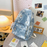 Tie Dye Print Backpack Large Rucksack Handbags School Bags