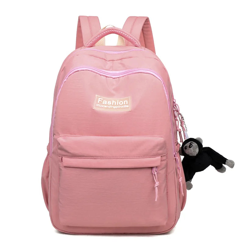 Women Backpack Travel Waterproof Nylon Backpack School Bags for Girls