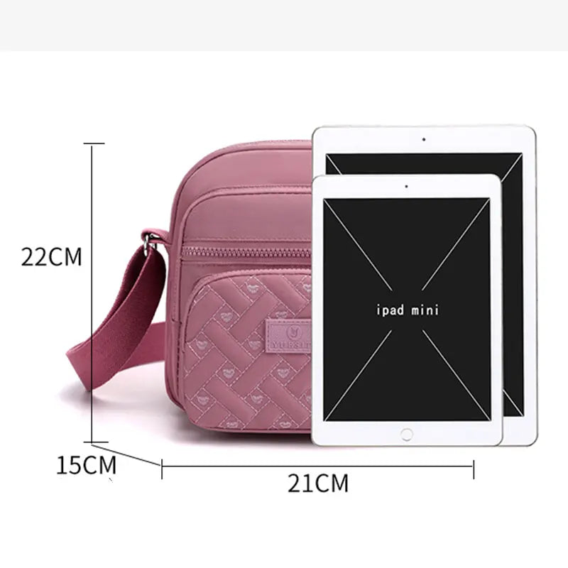 Casual Women Shoulder Bag Nylon Female Handbag Waterproof Girls Messenger Bags
