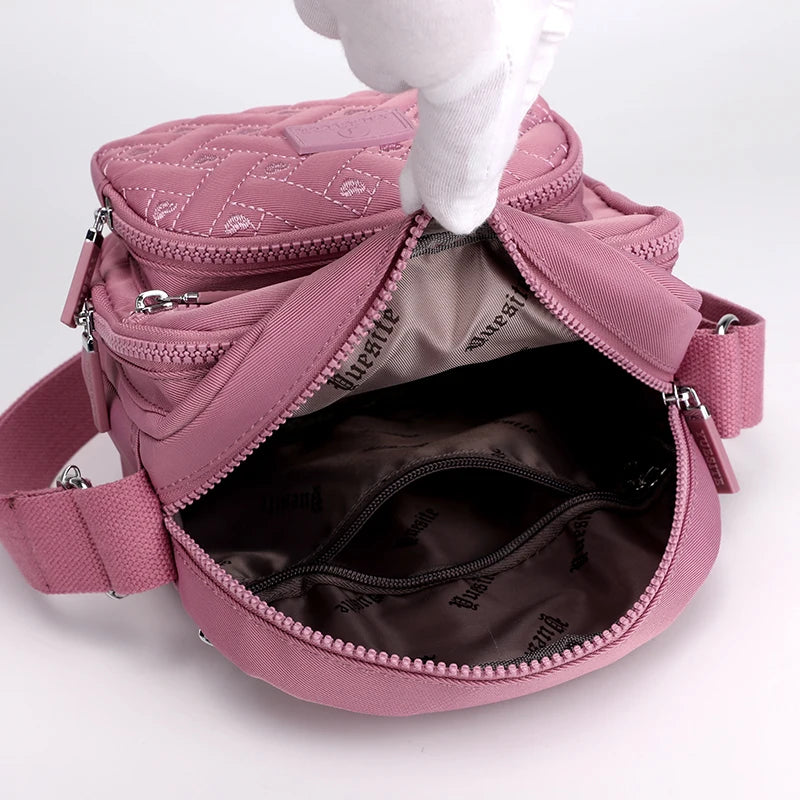 Casual Women Shoulder Bag Nylon Female Handbag Waterproof Girls Messenger Bags