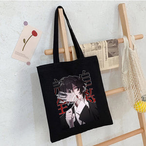 Bungo Stray Dog Anime Canvas Bag Harajuku Shopper Bag
