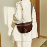Casual Leather Waist Bag Chest Crossbody Purse for Women