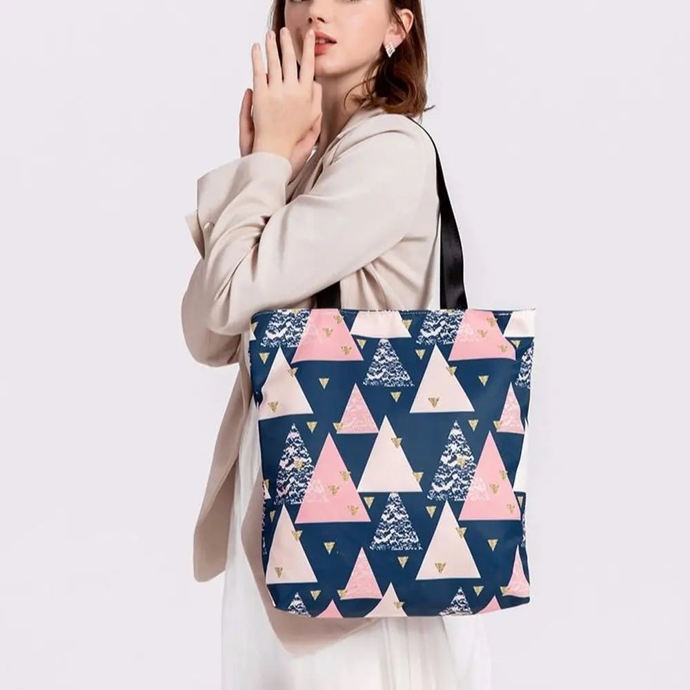 Women Bag Casual College Style Shoulder Bag Waterproof Oxford