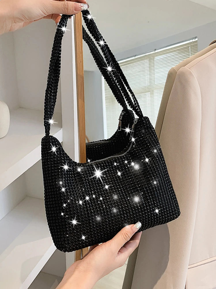 Rhinestones Evening Bag Classic Female Handbag