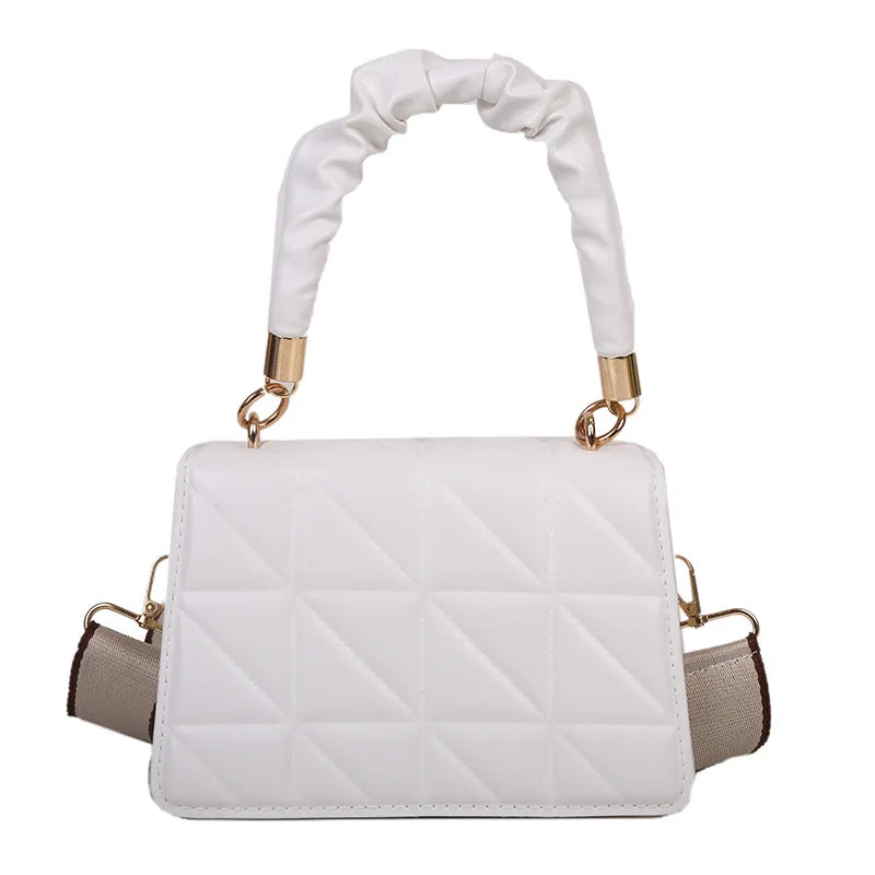 Women Bag Handbag Embossed Rhombus Small Square Shoulder Messenger Crossb