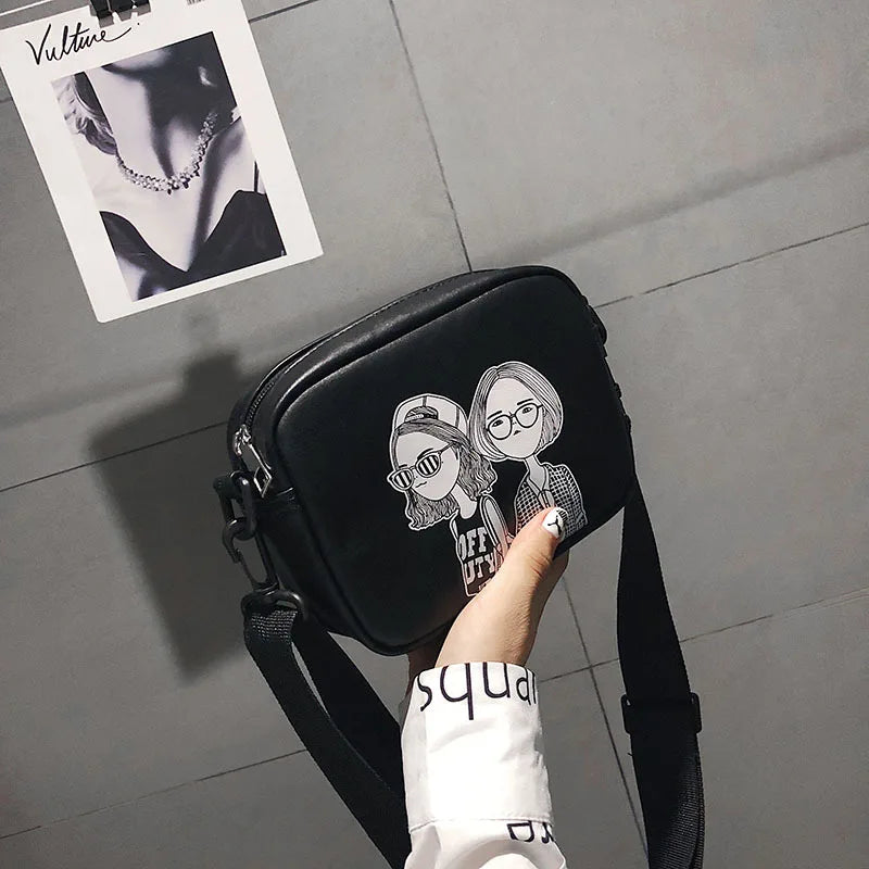 Japanese Student Shoulder Bag Crossbody Phone Bag Handbag