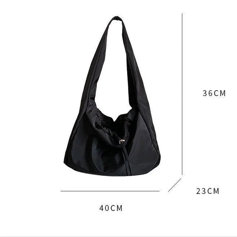 Nylon Bucket Shoulder Bag Purses Handbags Tote Bag