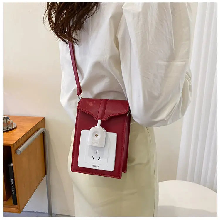 Women Shoulder Bag PU Bucket Casual Hasp Purse