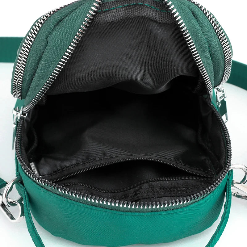 Women Shoulder Crossbody Bag with Headphone Hole
