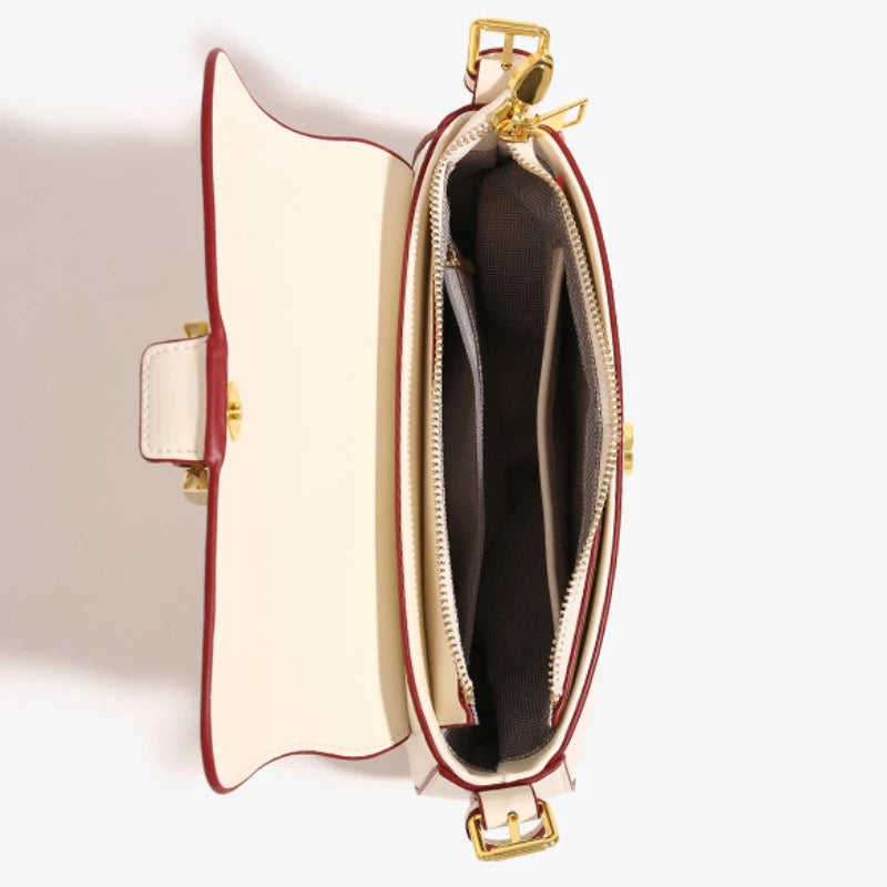Casual Flap Small Square Bag Magnetic Buckle Totes Handbag