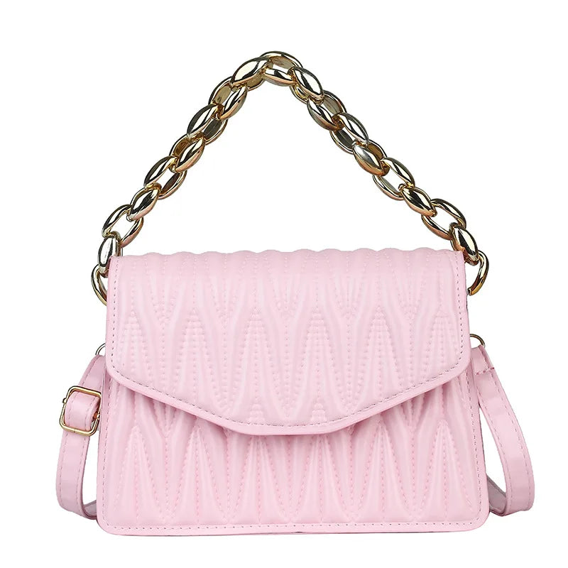 Embroidered Square Crossbody Bag Small Women Shoulder Messenger Bag