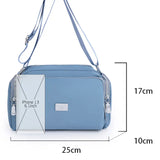 Waterproof Nylon Women Bag Large Crossbody Tote Casual Messenger Mum Bag