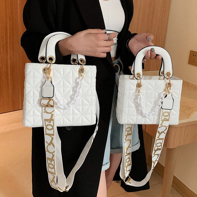Chain Handbags Shoulder Bag Crossbody PU Flap Female Messenger