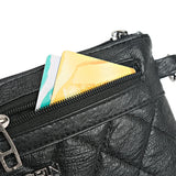 Vintage Envelope Shoulder Bag PU Leather Clutch Crossbody Handbag
