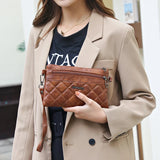 Vintage Envelope Shoulder Bag PU Leather Clutch Crossbody Handbag