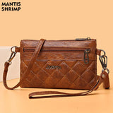 Vintage Envelope Shoulder Bag PU Leather Clutch Crossbody Handbag