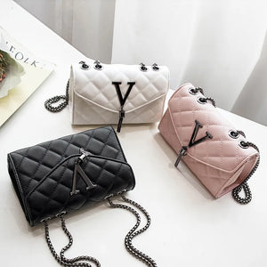 Women Bags Tassel Chain Square Shoulder Messenger Crossbody Bag Famous Mobile Ph