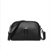 Women Leather Messenger Bags Small Shoulder Handbag Cowhide Crossbody