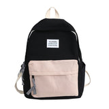Women Canvas Backpack Shoulder Bag School Bag for Teenage Girl