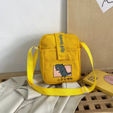 Cartoon Dinosaur Printed Mini Cross-body Shoulder Bag