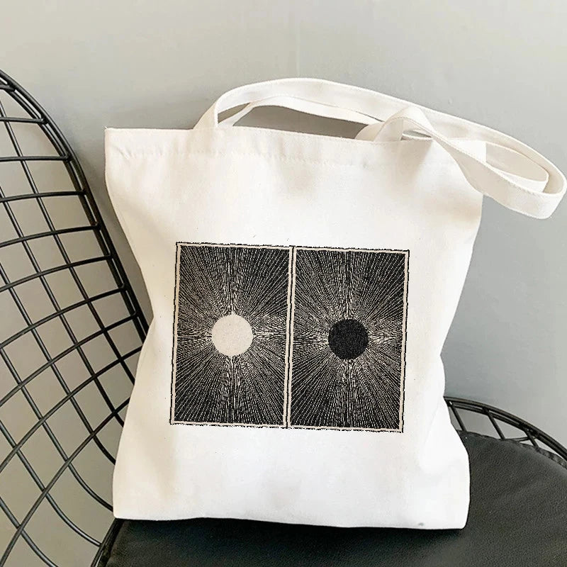 Universe Print Canvas Shopping Bag Eco Handbag Tote