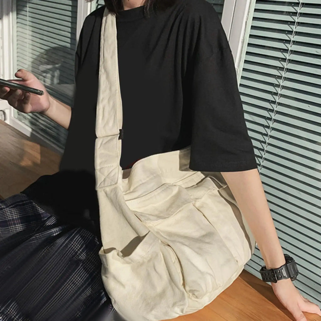 Women Canvas Shoulder Bag Work Tote Leisure Travel Handbag Casual