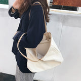 Women Canvas Totes Shoulder Bag Casual Handbags Large Capacity