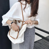 Women Canvas Totes Shoulder Bag Casual Handbags Large Capacity