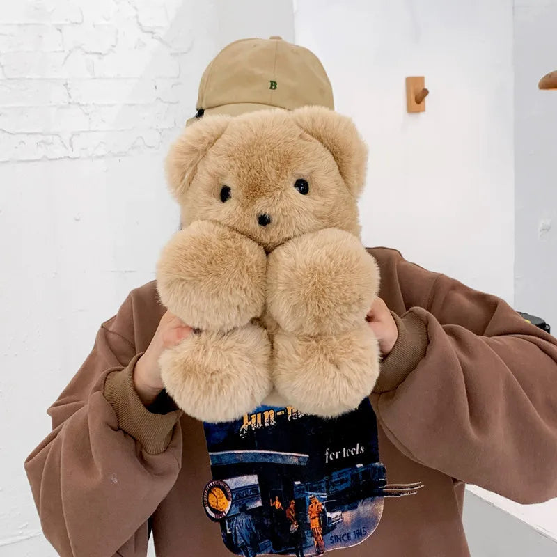 Cartoon Plush Bag Female Girl Doll Bear Student Crossbody Bag