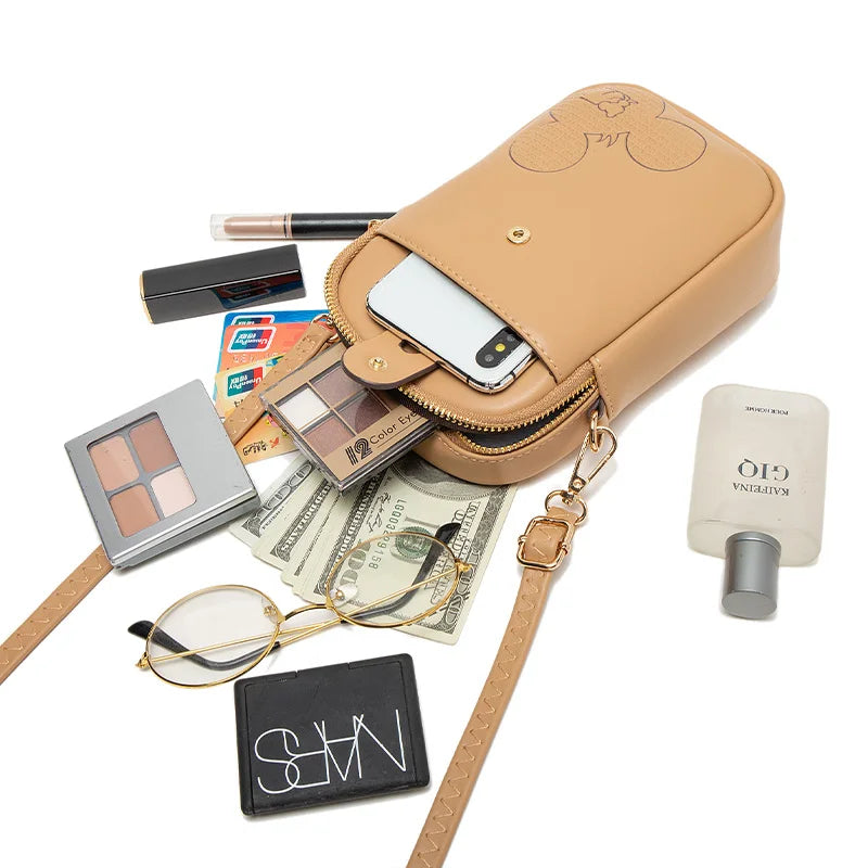 Women Casual Mini Bag Cell Phone Cartoon Small Crossbody Bags