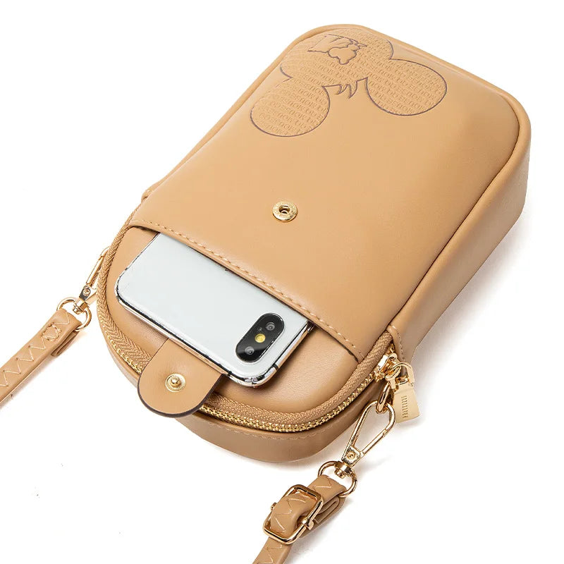 Women Casual Mini Bag Cell Phone Cartoon Small Crossbody Bags