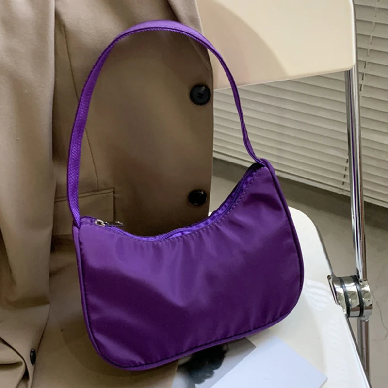 Women Casual Oxford Cloth Shoulder Tote Bag Multicolor Purse