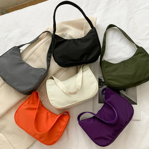 Women Casual Oxford Cloth Shoulder Tote Bag Multicolor Purse