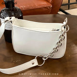 Square PU Leather Shoulder Bag Crossbody Handbag