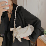 Cartoon Printed Shoulder Bag Lightweight Clutch with Scarf