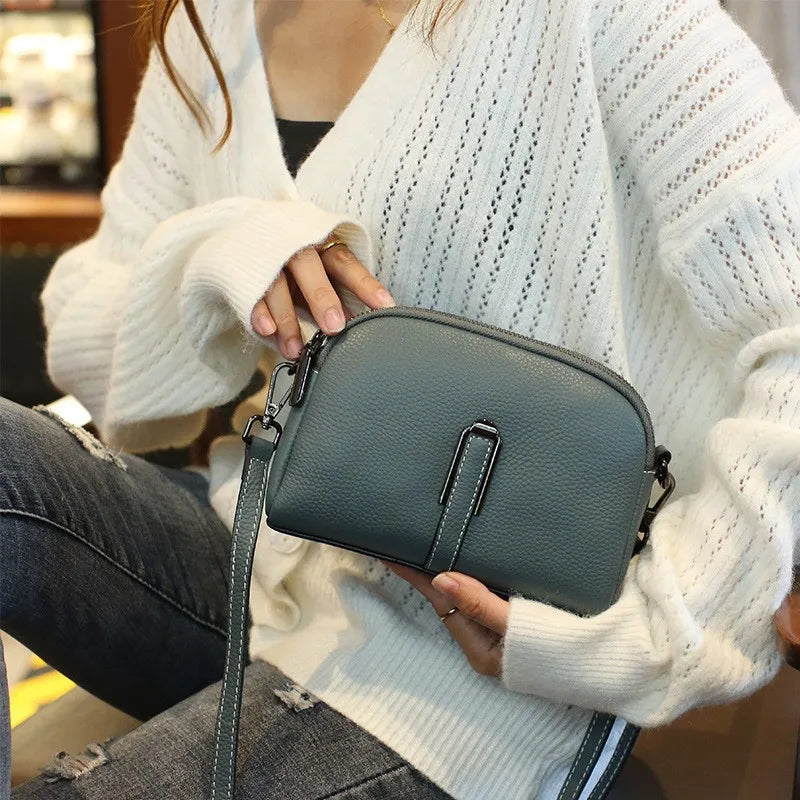 Women Cow Leather Crossbody Shoulder Bag