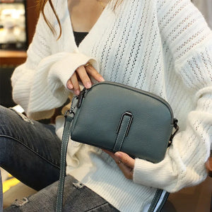 Women Cow Leather Crossbody Shoulder Bag