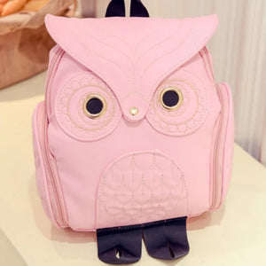Women Owl Backpack Female PU Leather Mini Travel Handbag Rucksack Shoulder Bag