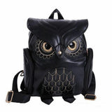 Women Owl Backpack Female PU Leather Mini Travel Handbag Rucksack Shoulder Bag