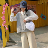 Cartoon Heart Shape Crossbody Bag for Shopping