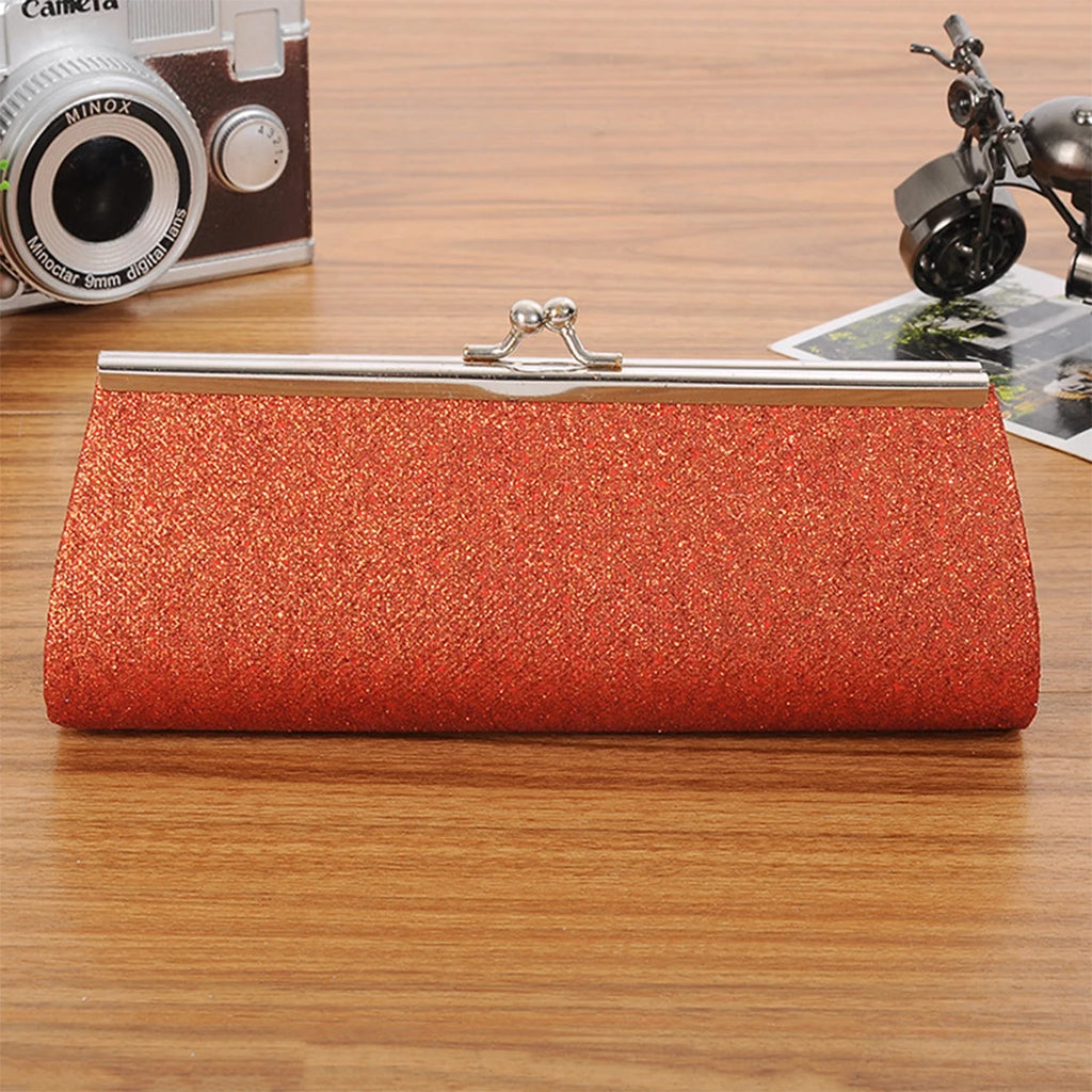 Women Evening Clutch Diamond Sequined Clutch Wedding Party Purse Chain Handbag