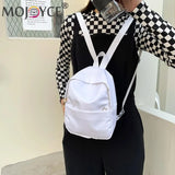 Casual Nylon Backpack for Women Girls Schoolbag