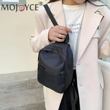 Casual Nylon Backpack for Women Girls Schoolbag